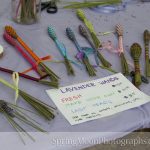 colorful hand woven lavender wands